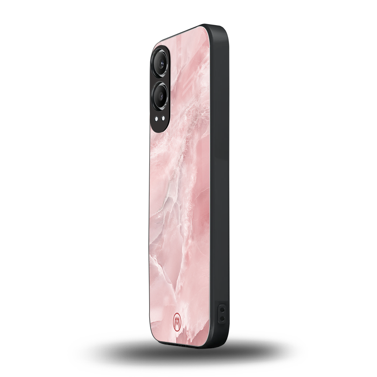 peachy glam back phone cover | glass case for oneplus nord ce 4 lite