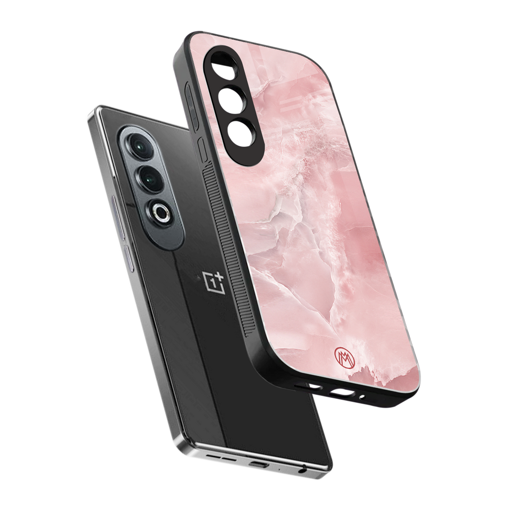 peachy glam back phone cover | glass case for oneplus nord ce 4