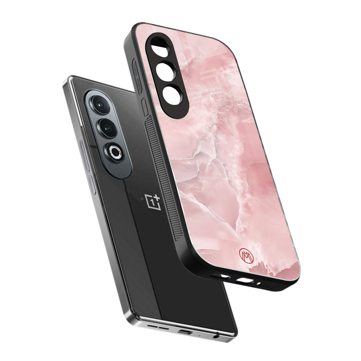 peachy glam back phone cover | glass case for oneplus nord ce 4