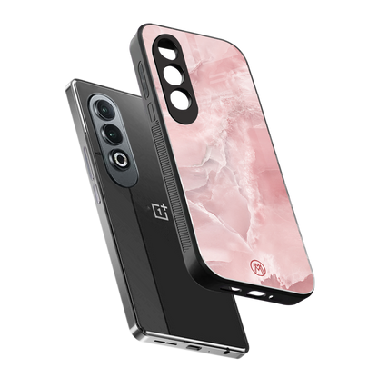 peachy glam back phone cover | glass case for oneplus nord ce 4