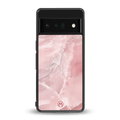 peachy glam back phone cover | glass case for google pixel 6 pro