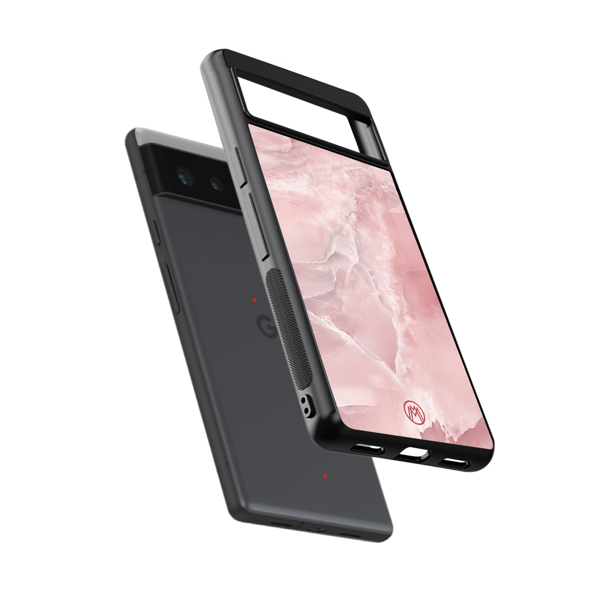 peachy glam back phone cover | glass case for Google Pixel 6A