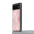 peachy glam back phone cover | glass case for google pixel 6