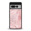 peachy glam back phone cover | glass case for google pixel 7 pro
