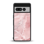 peachy glam back phone cover | glass case for google pixel 7 pro