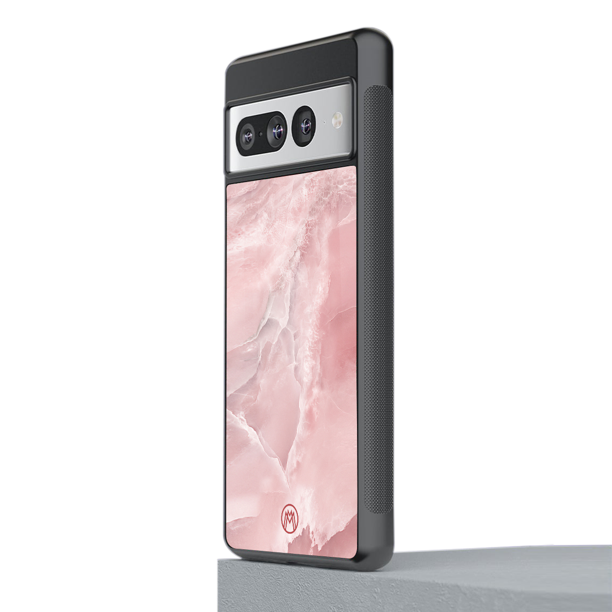peachy glam back phone cover | glass case for google pixel 7 pro
