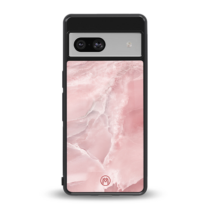 peachy glam back phone cover | glass case for Google Pixel 7