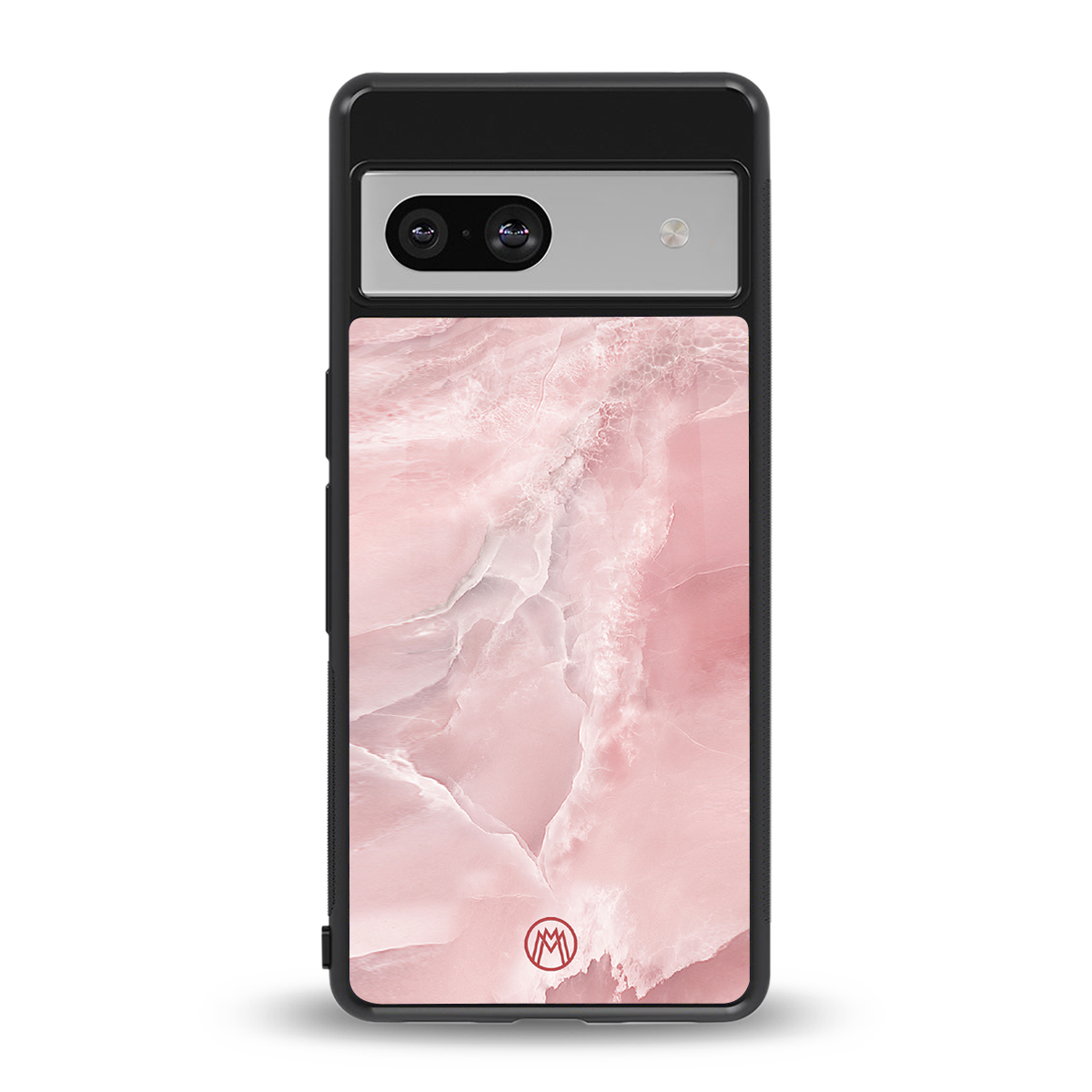 peachy glam back phone cover | glass case for Google Pixel 7A