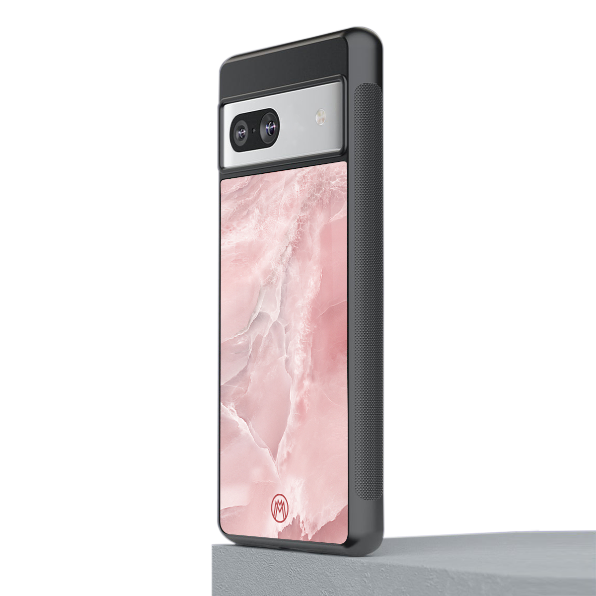 peachy glam back phone cover | glass case for Google Pixel 7A