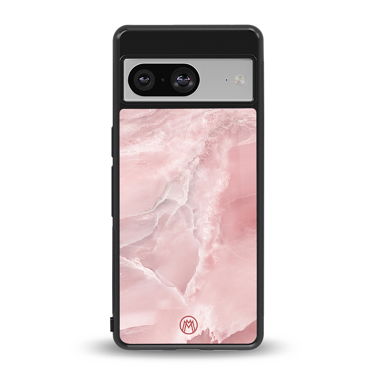 peachy glam back phone cover | glass case for Google Pixel 8