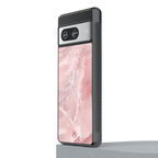 peachy glam back phone cover | glass case for Google Pixel 8