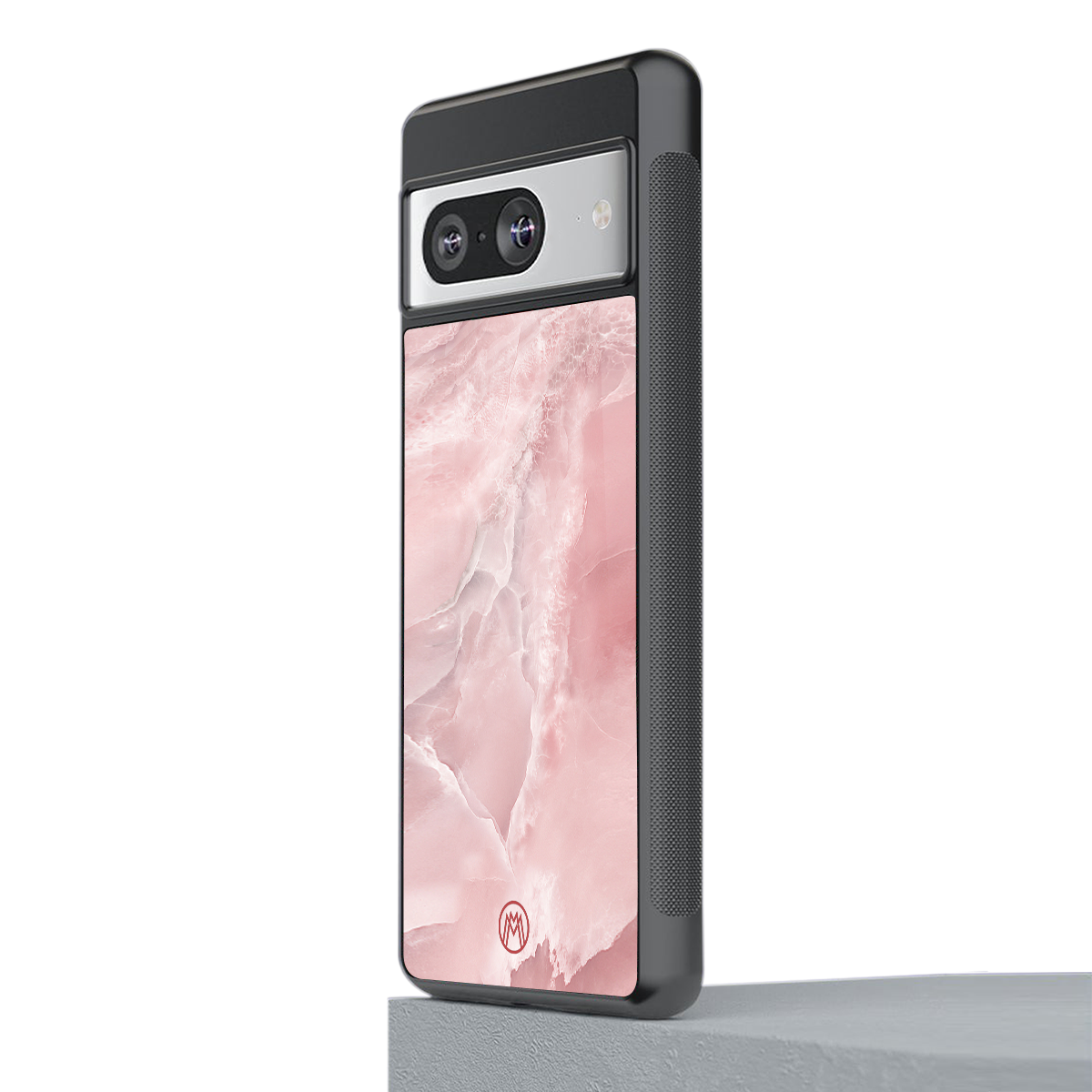 peachy glam back phone cover | glass case for Google Pixel 8