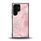 peachy glam back phone cover | glass case for samsung galaxy s23 ultra