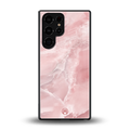 peachy glam back phone cover | glass case for samsung galaxy s25 ultra