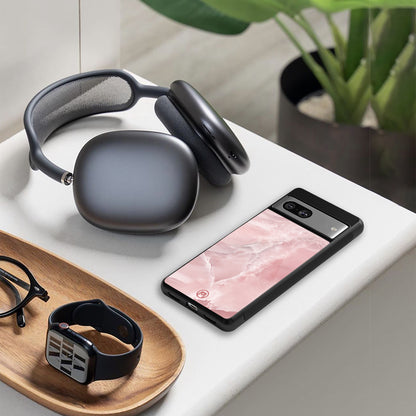 peachy glam back phone cover | glass case for iphone 16 pro max