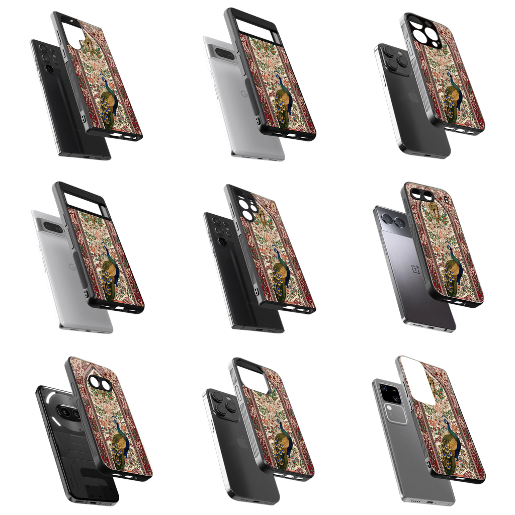 Durable Glass Back Mobile Case for iPhone, Samsung, OnePlus, Google Pixel, Redmi, Vivo, Oppo