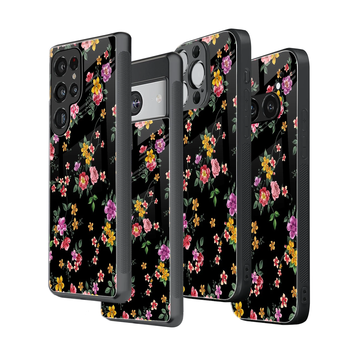 Stylish Glass Back Case for All Smartphones iPhone, Samsung, OnePlus, Pixel, Redmi, Oppo, Vivo, Motorola