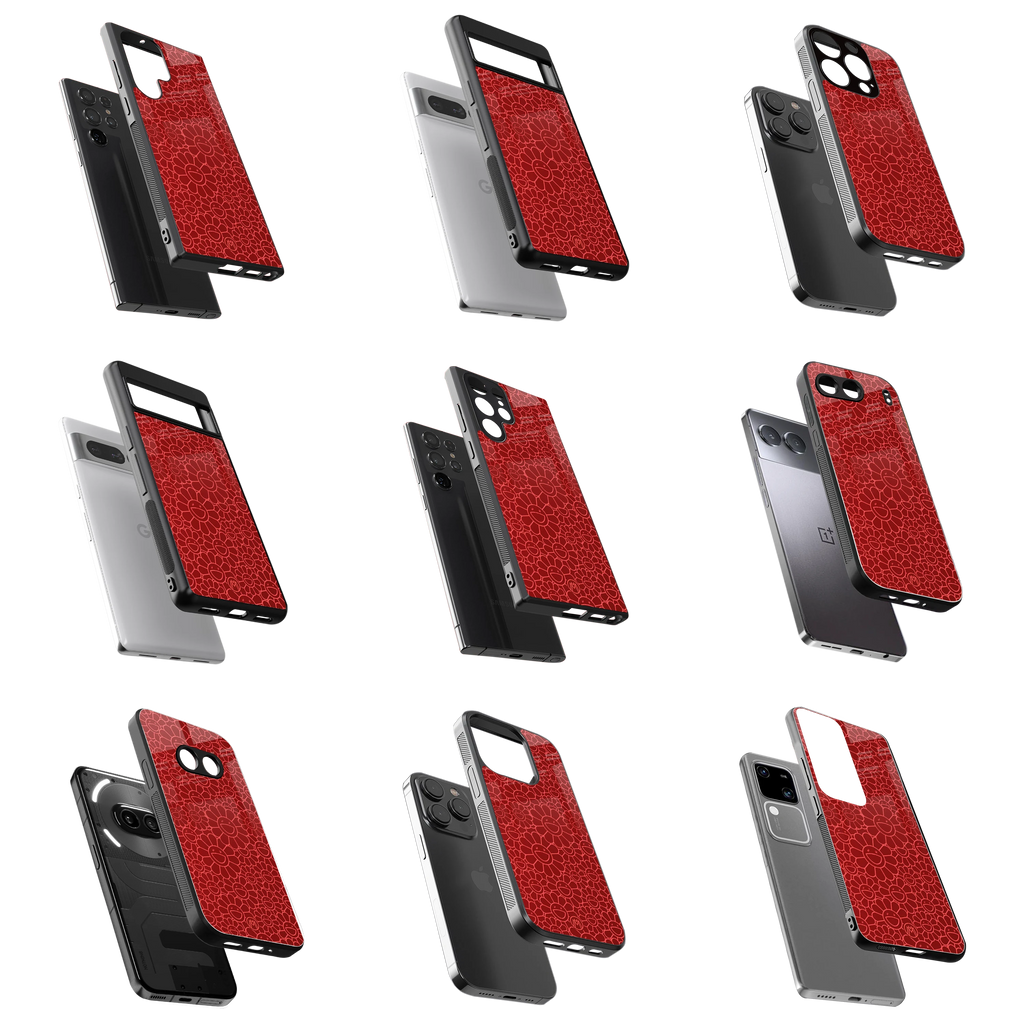Durable Glass Back Mobile Case for iPhone, Samsung, OnePlus, Google Pixel, Redmi, Vivo, Oppo