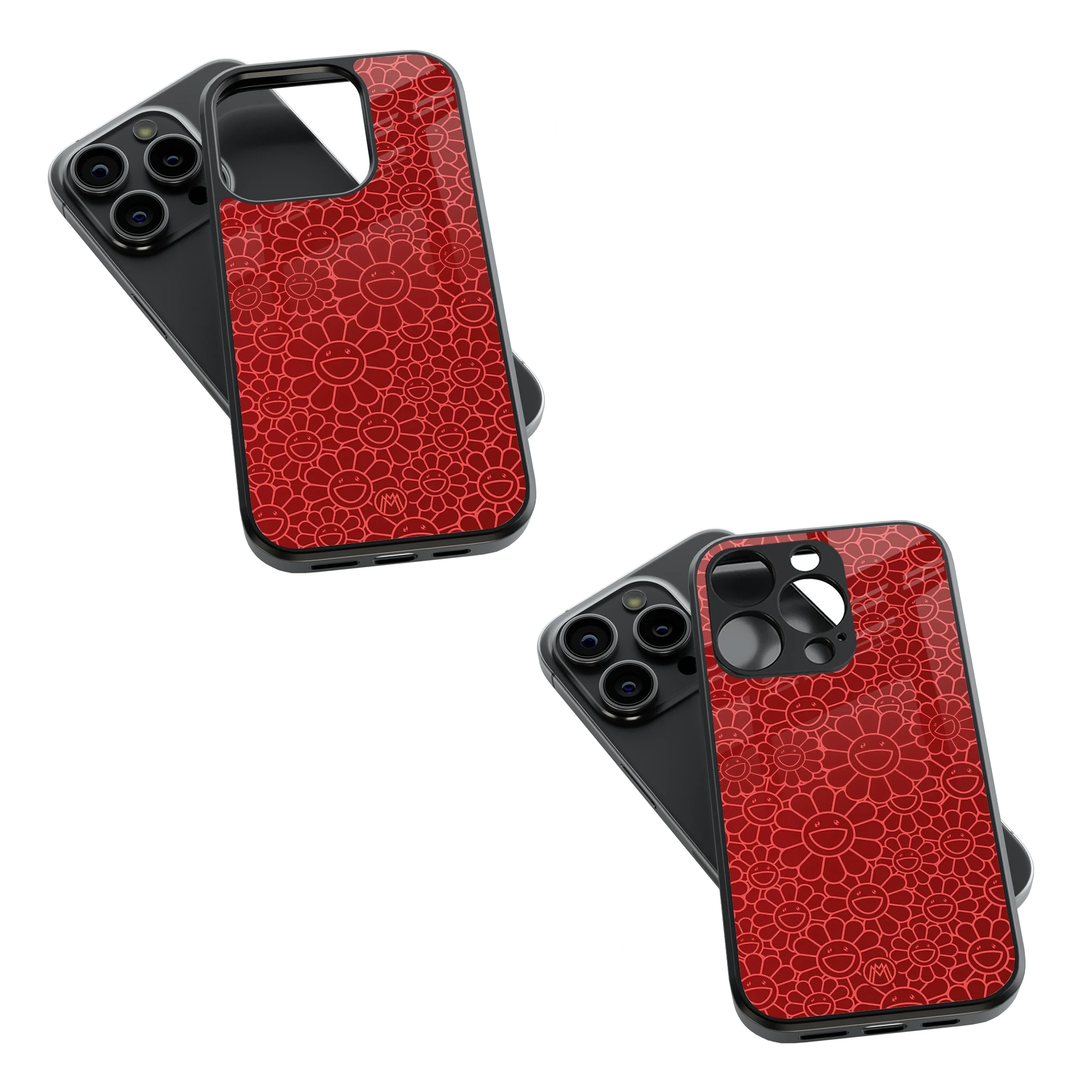 Trendy Glass Back Mobile Case for iPhone, Samsung, Redmi, OnePlus, Google Pixel, Motorola