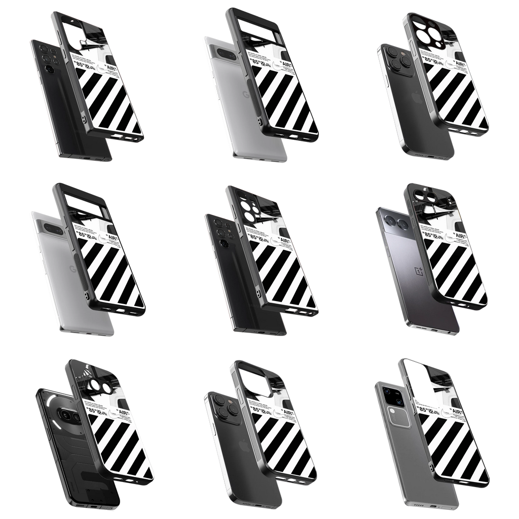 Durable Glass Back Mobile Case for iPhone, Samsung, OnePlus, Google Pixel, Redmi, Vivo, Oppo