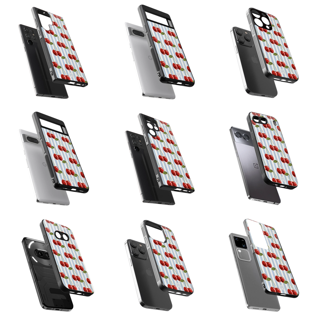 Durable Glass Back Mobile Case for iPhone, Samsung, OnePlus, Google Pixel, Redmi, Vivo, Oppo