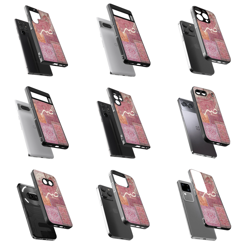 Durable Glass Back Mobile Case for iPhone, Samsung, OnePlus, Google Pixel, Redmi, Vivo, Oppo