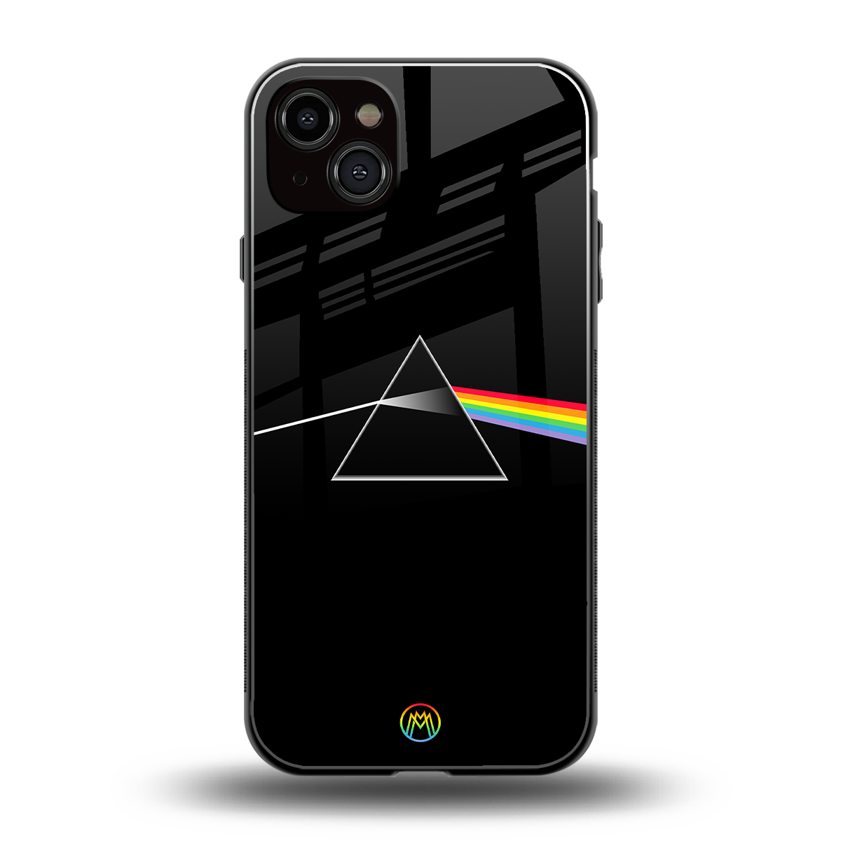 pink floyd back phone cover | glass case for iphone 15 plus
