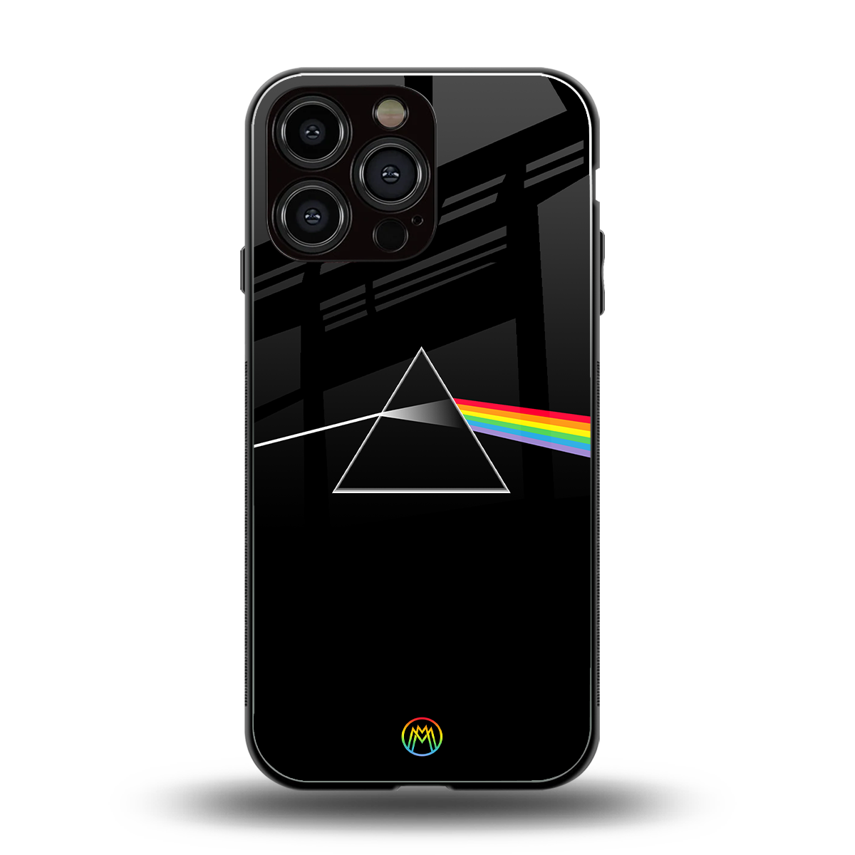 pink floyd back phone cover | glass case for iphone 15 pro max