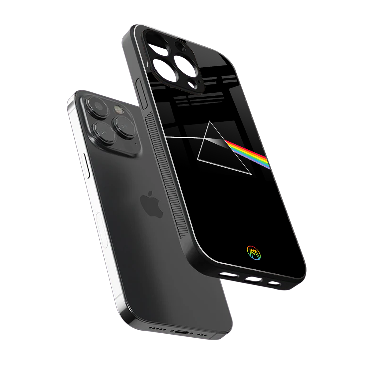 pink floyd back phone cover | glass case for iphone 15 pro max