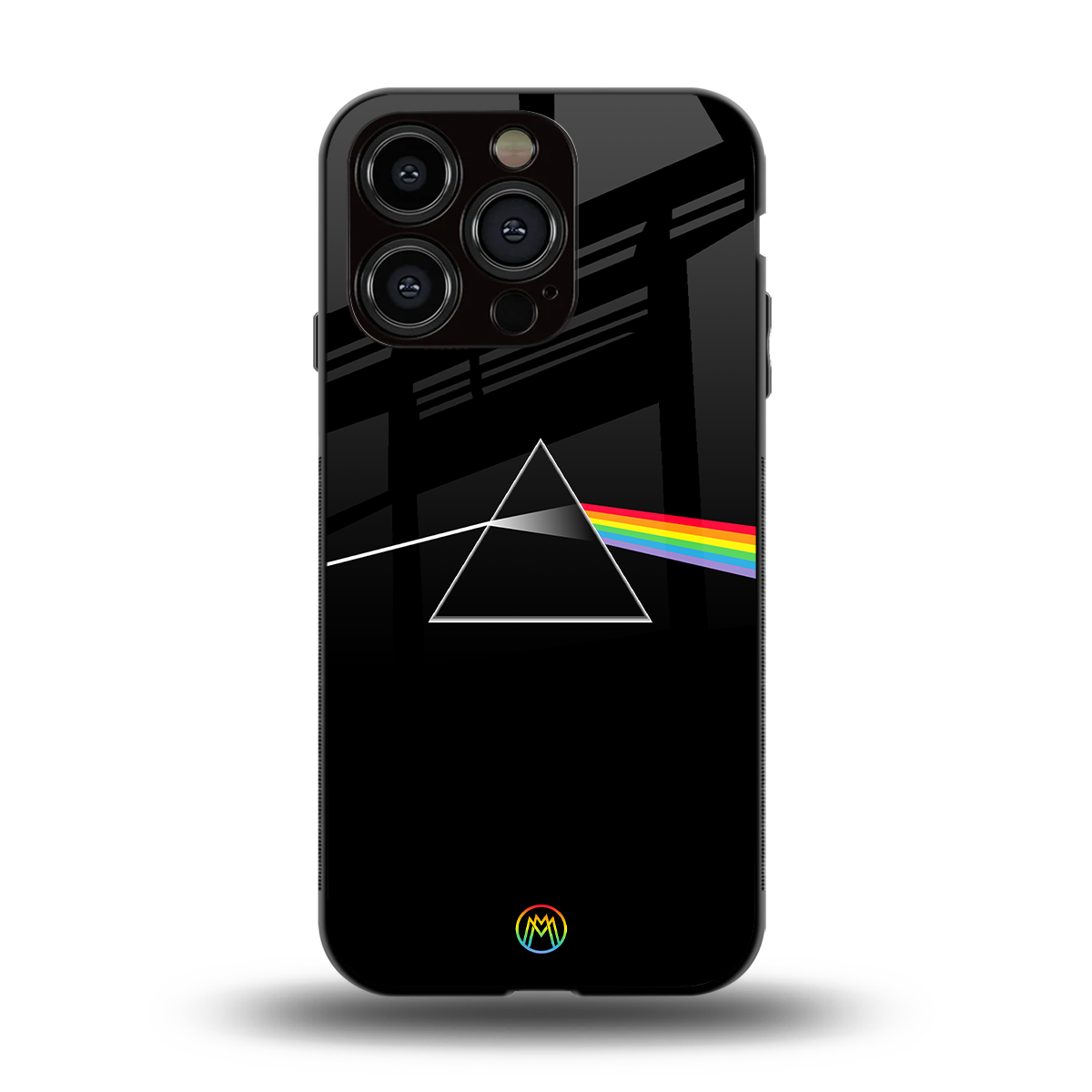 pink floyd back phone cover | glass case for iphone 15 pro