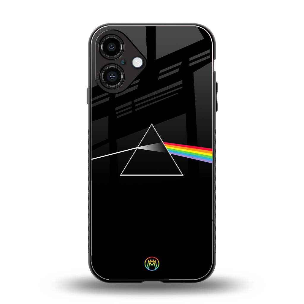 pink floyd back phone cover | glass case for iphone 16 plus