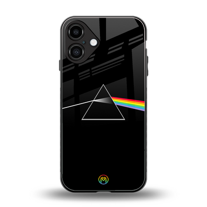 pink floyd back phone cover | glass case for iphone 16 plus