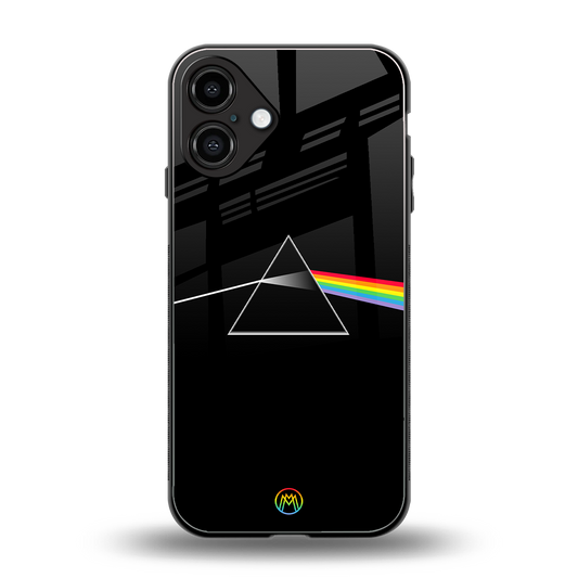 pink floyd back phone cover | glass case for iphone 16 plus