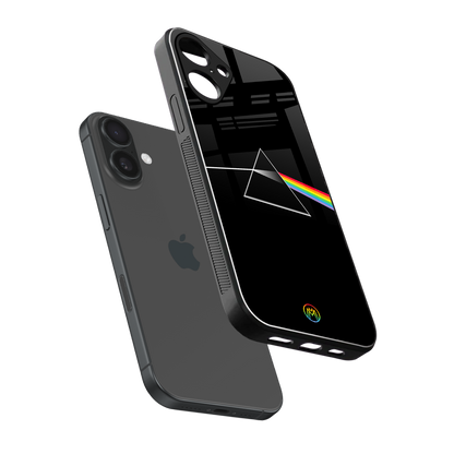 pink floyd back phone cover | glass case for iphone 16 plus