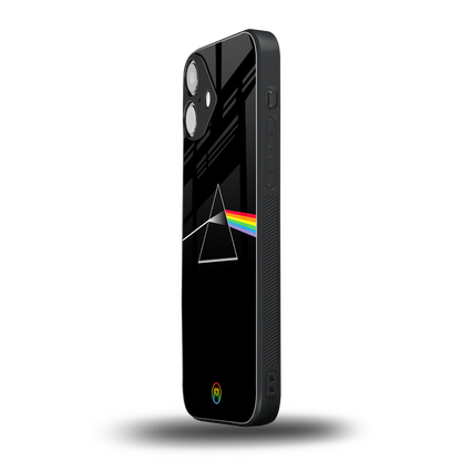 pink floyd back phone cover | glass case for iphone 16 plus