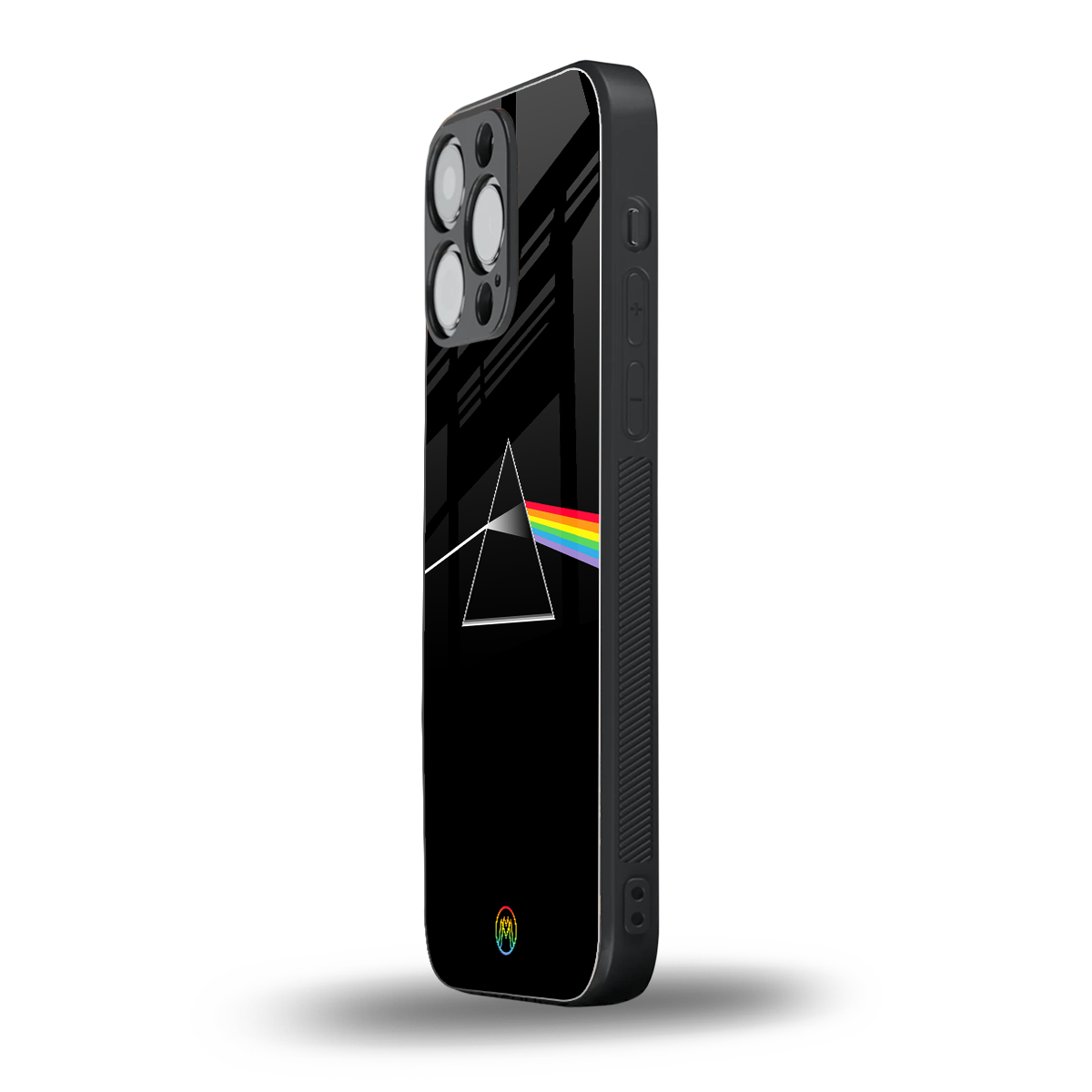 pink floyd back phone cover | glass case for iphone 16 pro max