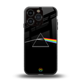 pink floyd back phone cover | glass case for iphone 16 pro