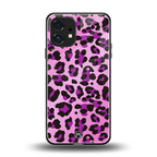 pink leopard fur back phone cover | glass case for nothing phone 1