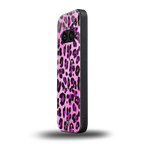 pink leopard fur back phone cover | glass case for nothing phone 2a