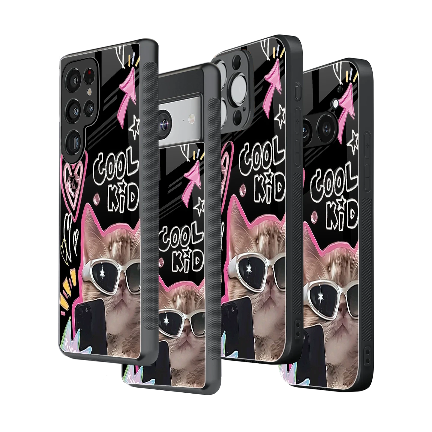 Stylish Glass Back Case for All Smartphones iPhone, Samsung, OnePlus, Pixel, Redmi, Oppo, Vivo, Motorola