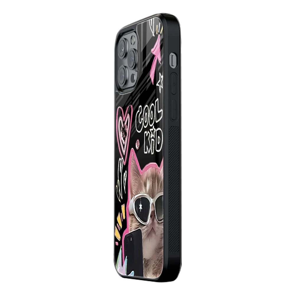 Slim Glass Back Phone Case for Multiple Brands iPhone, Samsung, Redmi, OnePlus, Oppo, Vivo