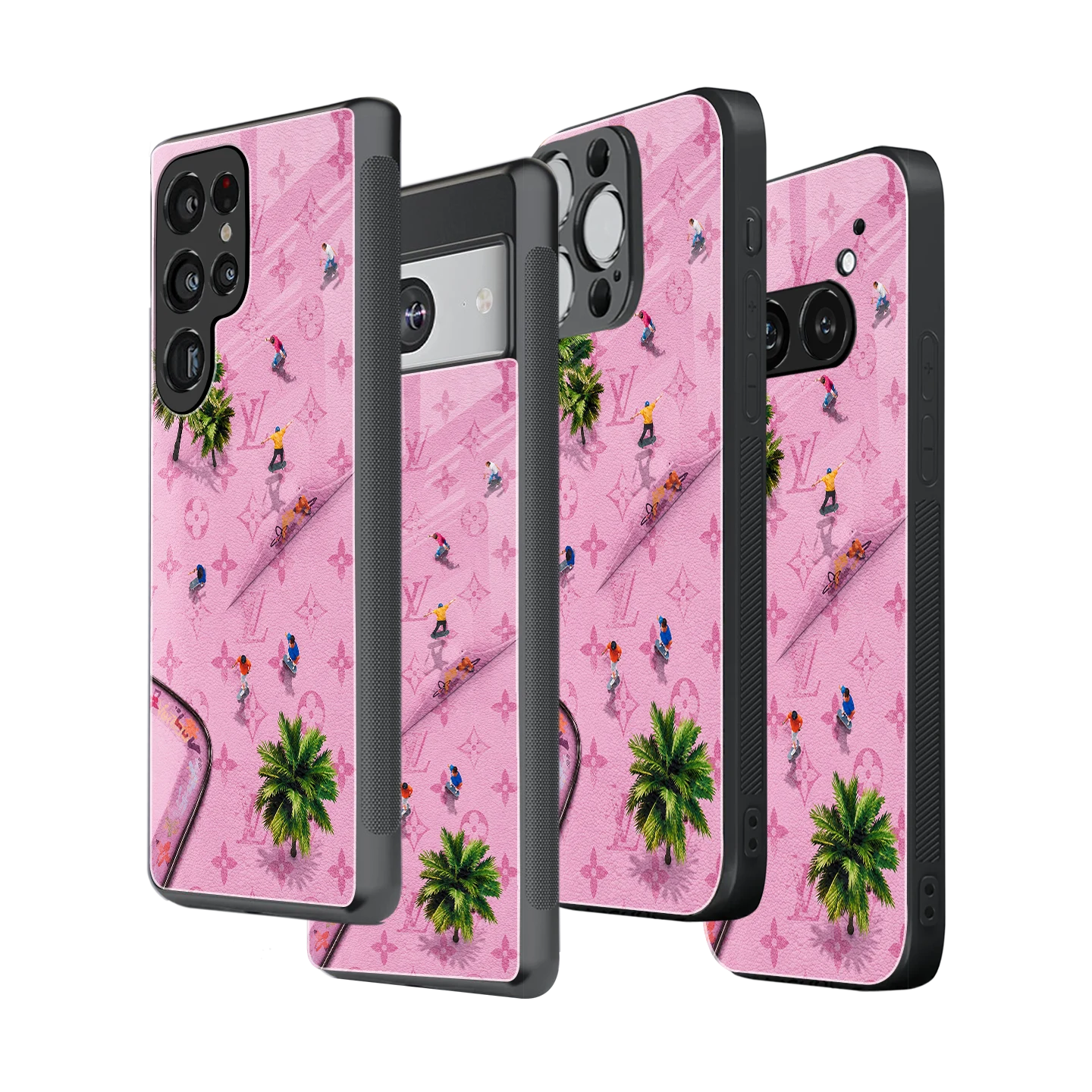 Stylish Glass Back Case for All Smartphones iPhone, Samsung, OnePlus, Pixel, Redmi, Oppo, Vivo, Motorola