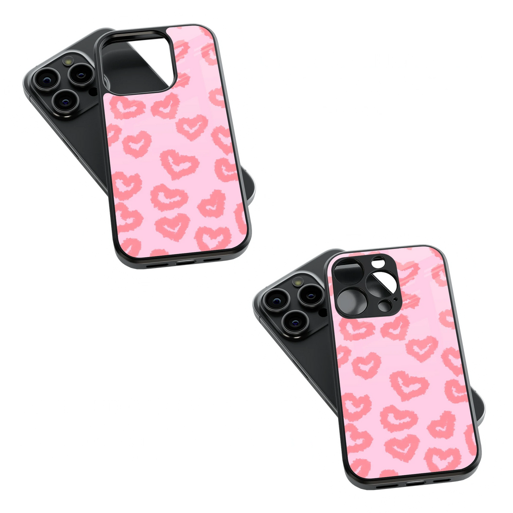 Trendy Glass Back Mobile Case for iPhone, Samsung, Redmi, OnePlus, Google Pixel, Motorola