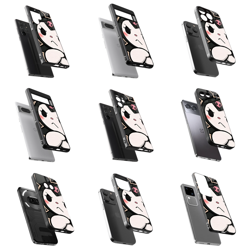 Durable Glass Back Mobile Case for iPhone, Samsung, OnePlus, Google Pixel, Redmi, Vivo, Oppo