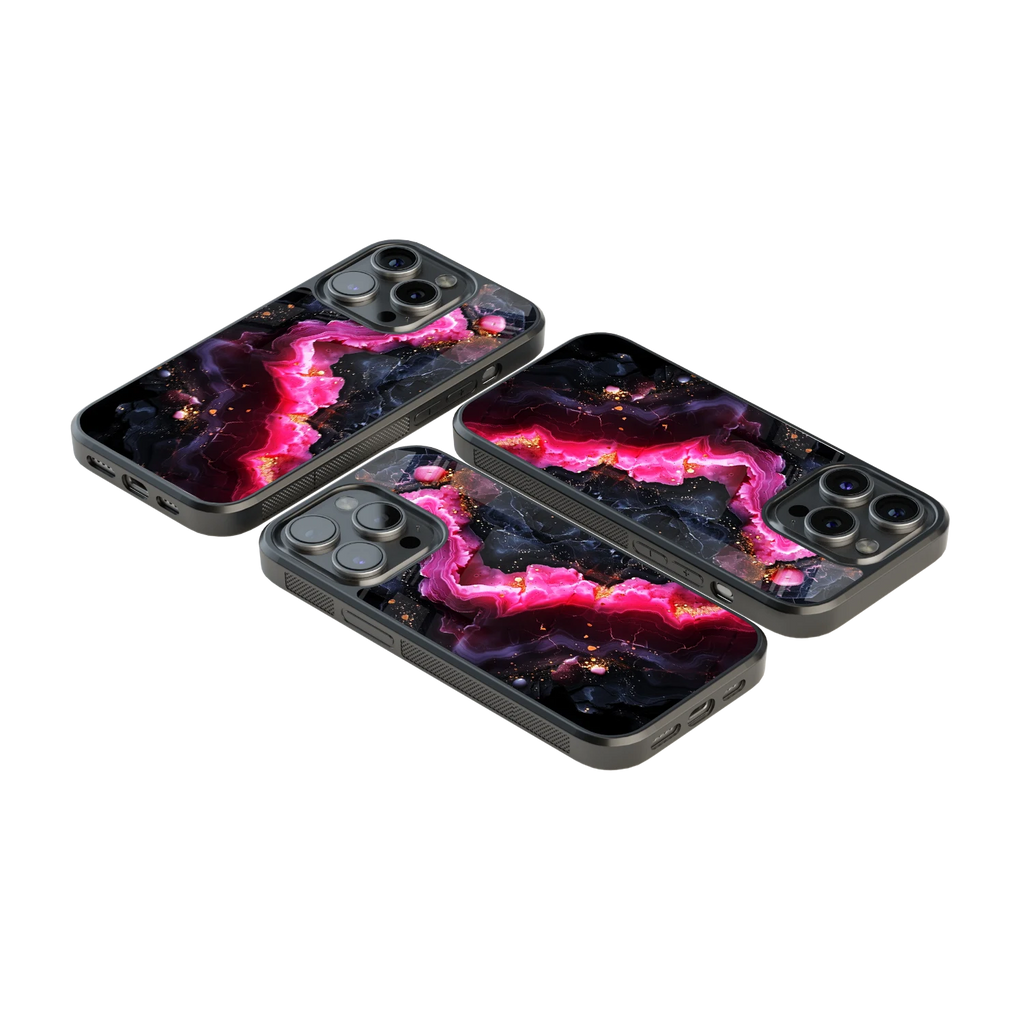 Luxury Glass Back Mobile Cover for iPhone, Samsung Galaxy, OnePlus, Pixel, Redmi & More
