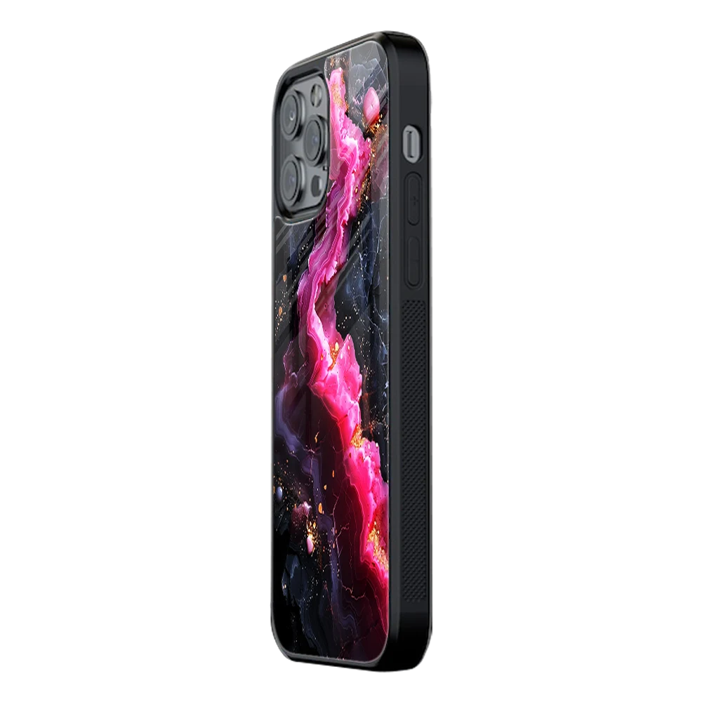 Slim Glass Back Phone Case for Multiple Brands iPhone, Samsung, Redmi, OnePlus, Oppo, Vivo