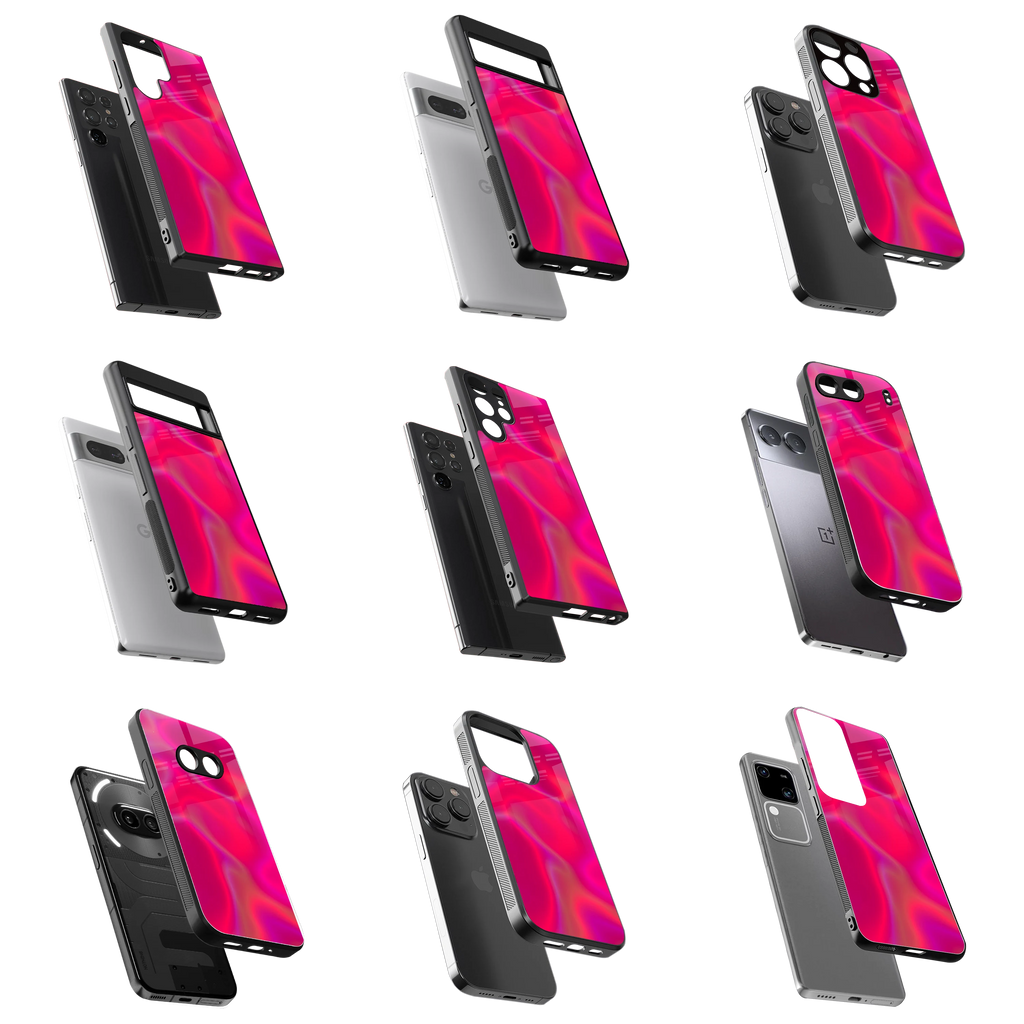 Durable Glass Back Mobile Case for iPhone, Samsung, OnePlus, Google Pixel, Redmi, Vivo, Oppo