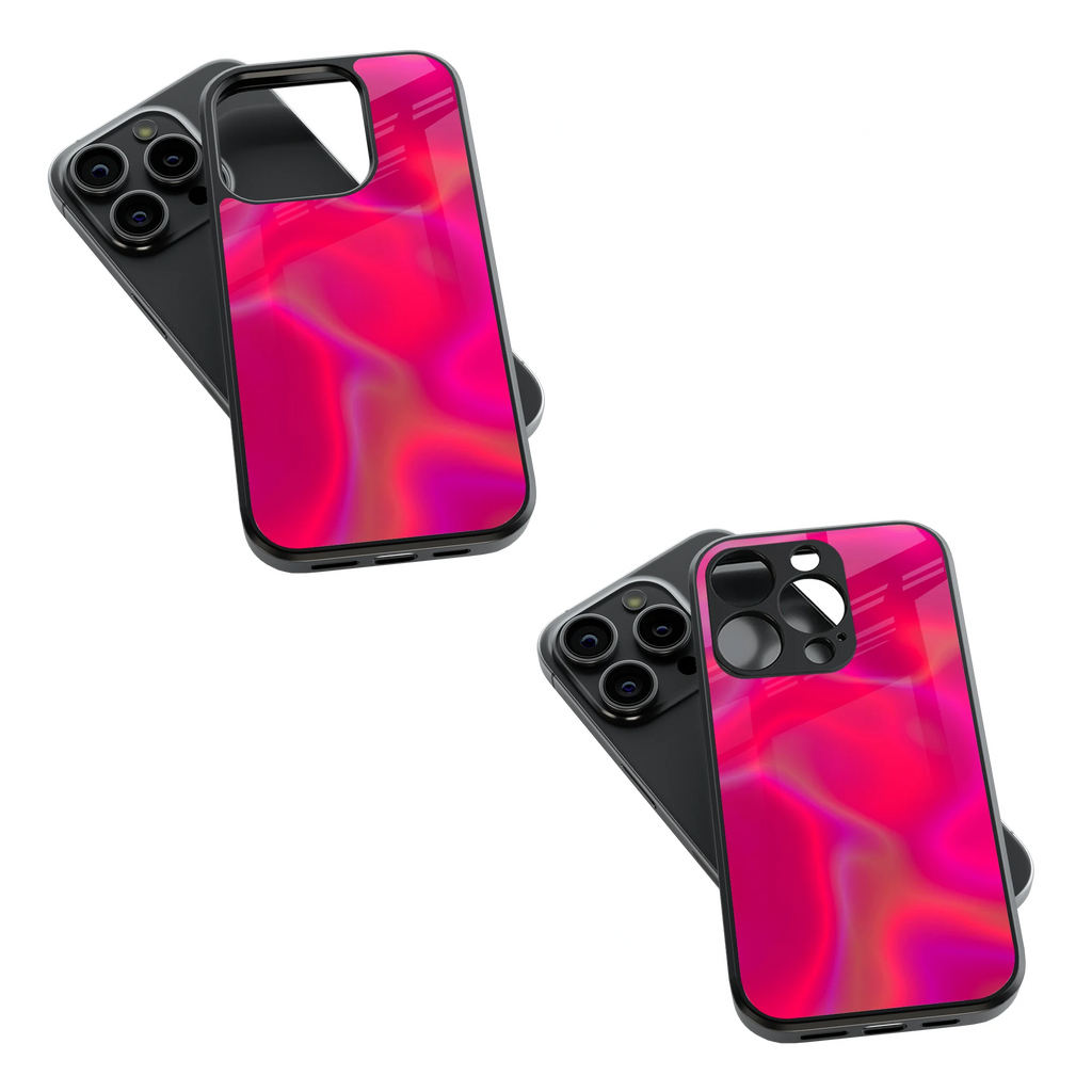 Trendy Glass Back Mobile Case for iPhone, Samsung, Redmi, OnePlus, Google Pixel, Motorola