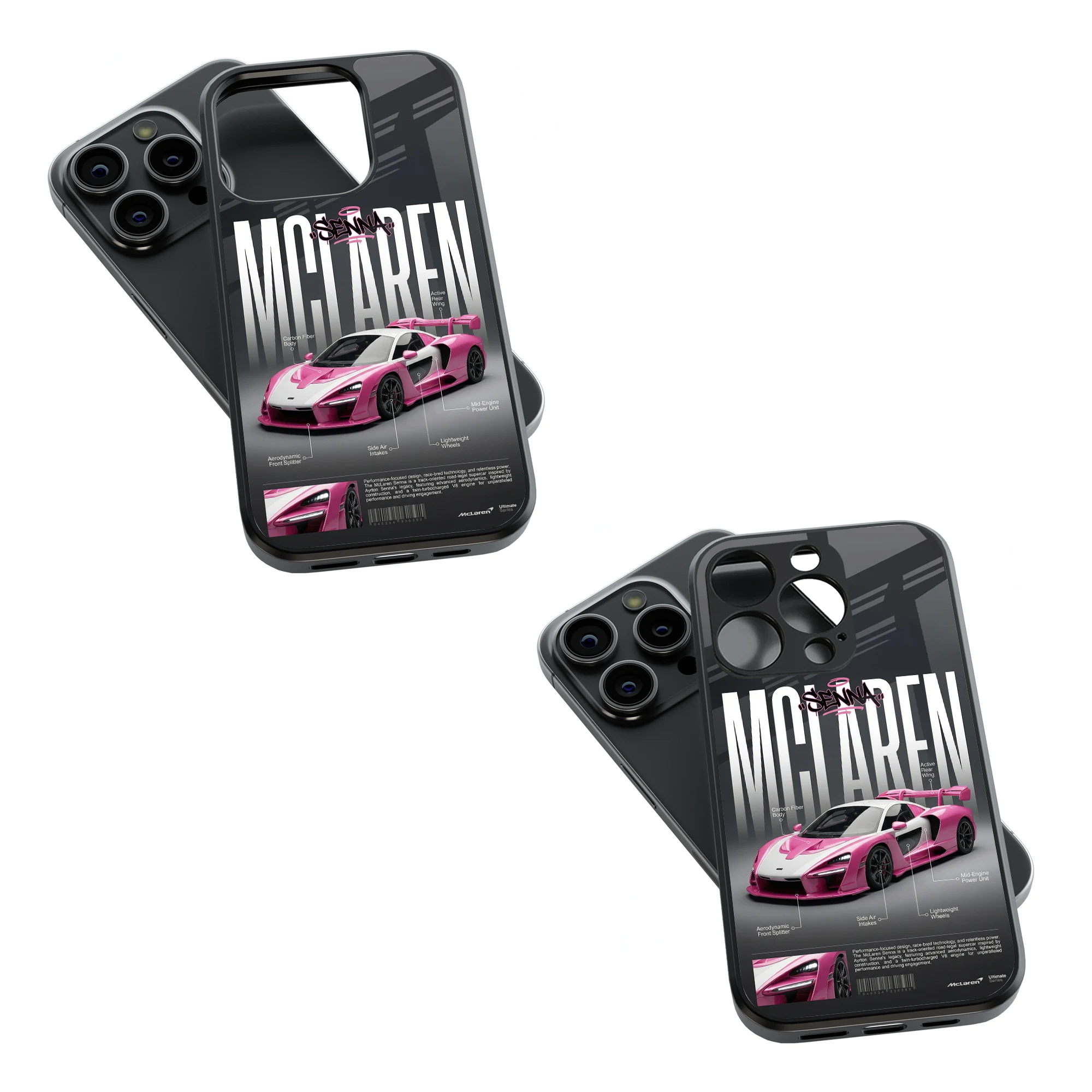 Trendy Glass Back Mobile Case for iPhone, Samsung, Redmi, OnePlus, Google Pixel, Motorola