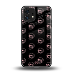 pink skull pattern back phone cover | glass case for nothing phone 1